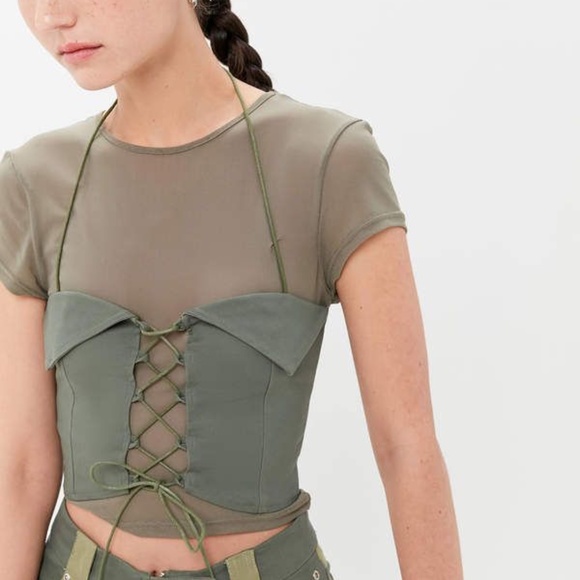 I AM GIA Layered Corset Top - Picture 2 of 5